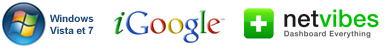 Windows Vista et 7 - iGoogle - netvibes