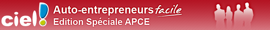 ciel auto-entrepeneur facile édition spéciale APCE