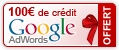 100€ de crédit Google Adwords