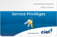 service privilège