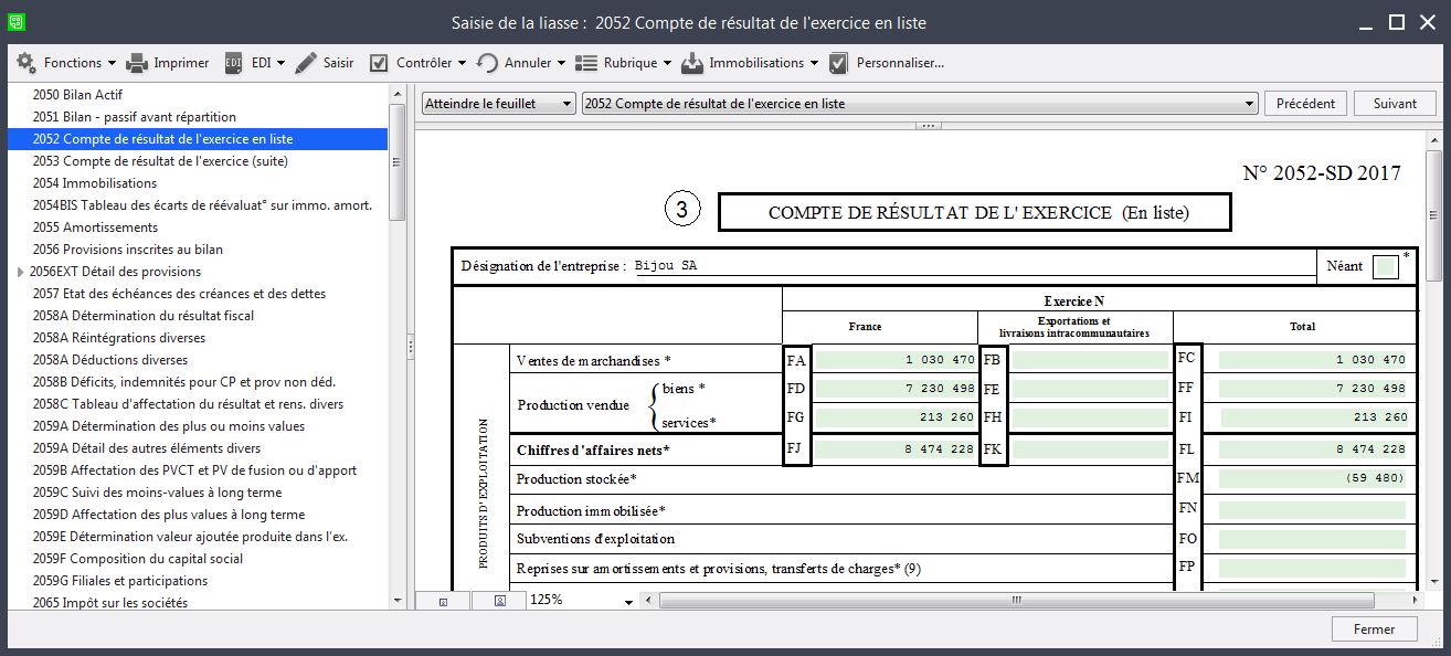 Ciel etats comptables et fiscaux