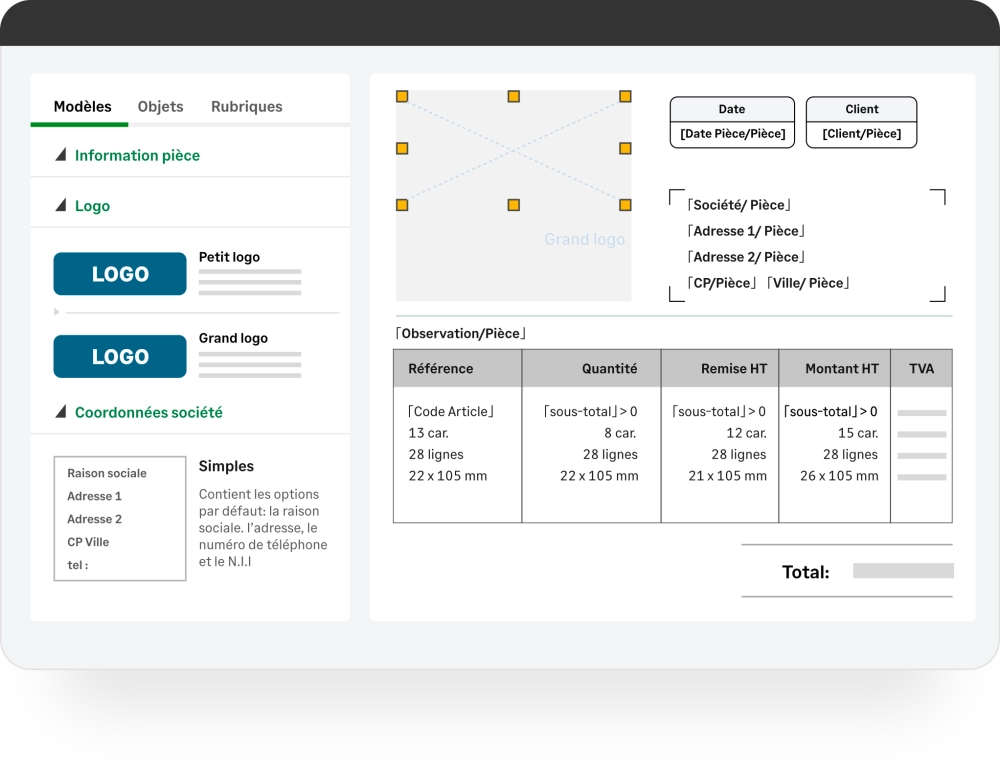 Sage 50 Gestion Commerciale devis et factures personnalisables